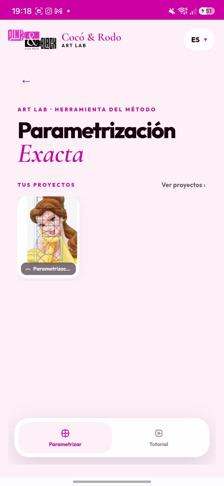 Proyectos guardados dentro de Parametrización Exacta